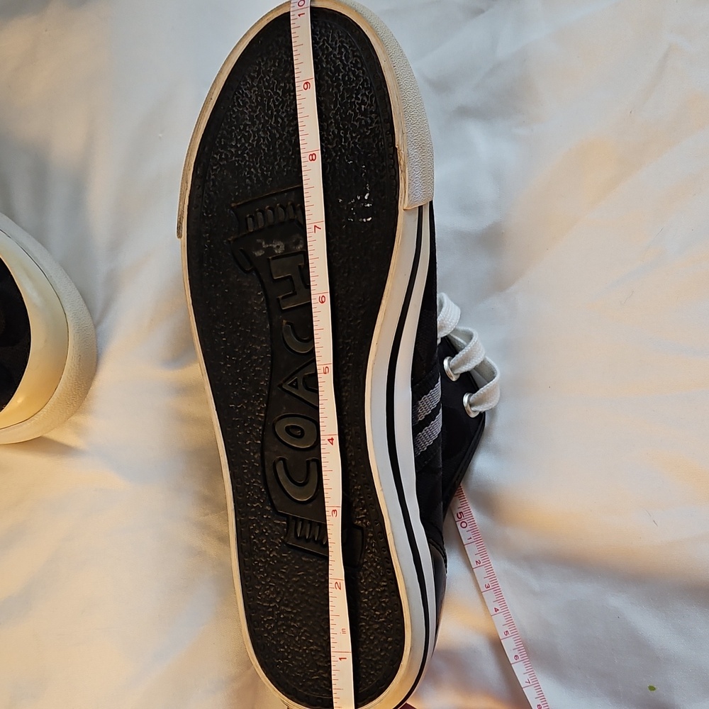 Coach Women's Black and Tan Sneakers - Picture 13 of 16